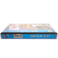 Ground Zero Texas Sega Cd Good - Front and Left Side of Long Box Case