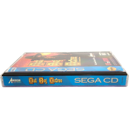 Mad Dog Mccree Sega Cd Very Good - Cover Artwork – Front and Side View of Case Shown