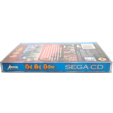 Mad Dog Mccree Sega Cd Very Good - Cib Case – Rear and Side View of Case Shown
