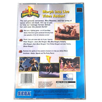 Mighty Morphin Power Rangers Sega Cd Good - Back Artwork Displayed