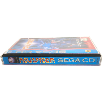Novastorm Sega Cd Good - Front and Side Spine of Long Box Case Shown