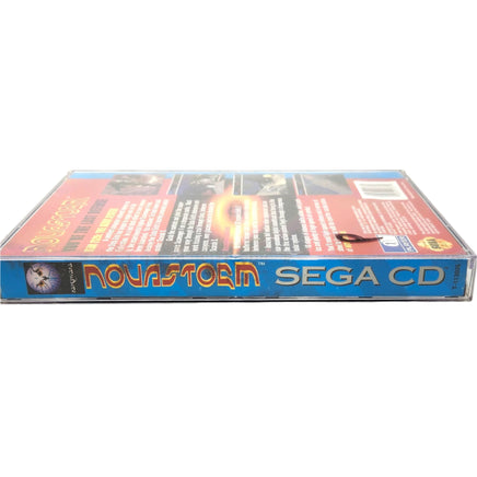 Novastorm Sega Cd Good - Rear Cover Art and Side of Case Displayed