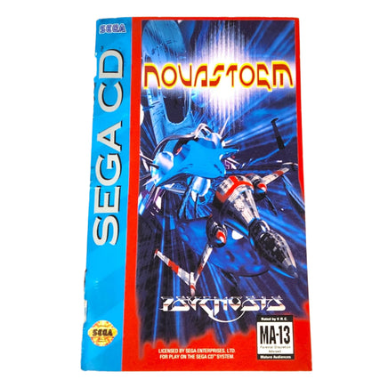 Novastorm Sega Cd Good - Front of Manual