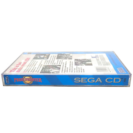 Prize Fighter Sega Cd Good - Authentic Back Cover Art and Side Shown