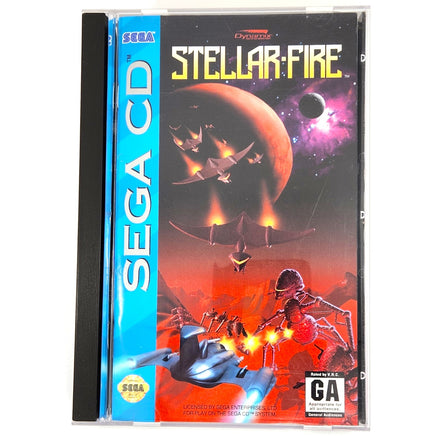 Stellar Fire Sega Cd Good - Front Of Long Box Game Case