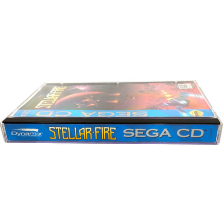 Stellar Fire Sega Cd Good - Front and Spine Of Long Box Game Case