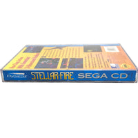 Stellar Fire Sega Cd Good - Back and Side Of Long Box Game Case