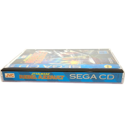 Star Wars Rebel Assault Sega Cd Good - Front and Spine Shown Of Retail Game Box
