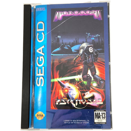 Microcosm Sega Cd Good - Long Box Game Case Front