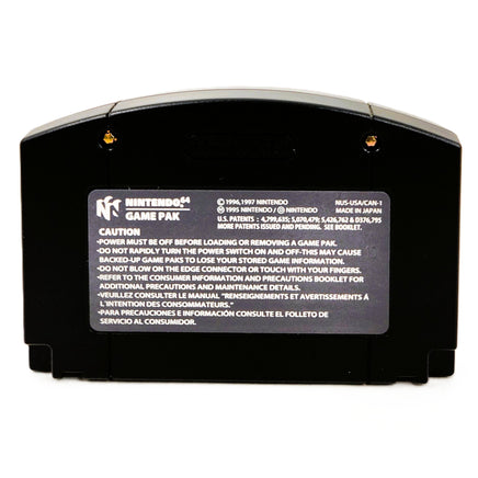 Armorines Project Swarm Nintendo 64 Like New Loose - Game Cartridge Back