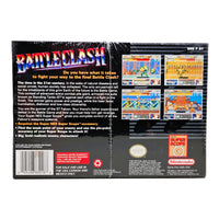 Battle Clash Super Nintendo Brand New - Back Of Authentic Game Box