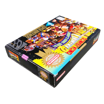 Donkey Kong Country 2 Players Choice Super Nintendo Very Good - Original Box Top Corner View
