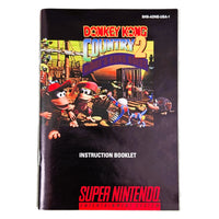 Donkey Kong Country 2 Players Choice Super Nintendo Very Good - Front of Instruction Manual Shown