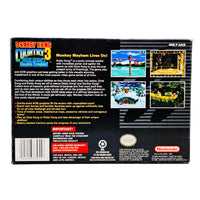 Donkey Kong Country 3 Players Choice Super Nintendo Very Good - Authentic Game Box Back Cover