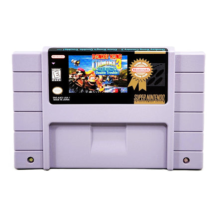 Donkey Kong Country 3 Players Choice Super Nintendo Very Good - Front Cartridge Label Shown