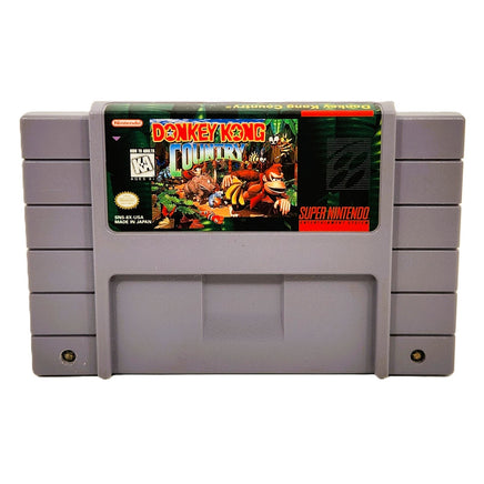 Donkey Kong Country Super Nintendo Good Loose - Cartridge Front View