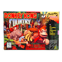 Donkey Kong Country Super Nintendo Very Good - Game Box Front Artwork
