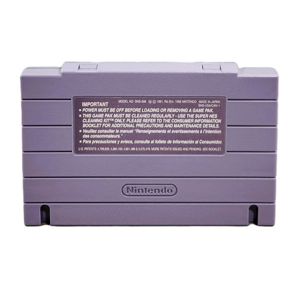 Donkey Kong Country Super Nintendo Very Good - Cartridge Back Label