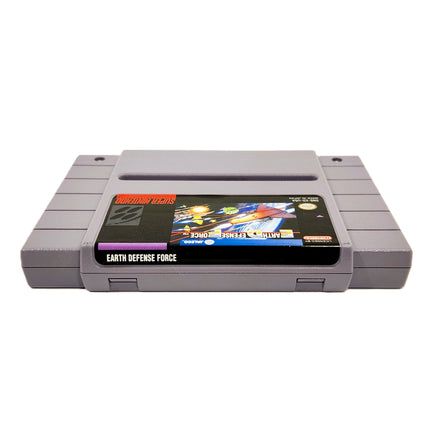 Earth Defense Force Super Nintendo Very Good Loose - Cartridge Spine Label