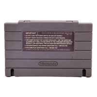 F-Zero Super Nintendo Good Loose - Back Of Authentic Cartridge