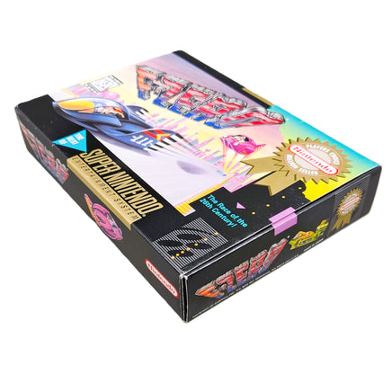 F-Zero Players Choice Super Nintendo Very Good - Bottom Corner of Game Box Shown