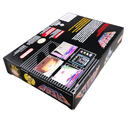 F-Zero Players Choice Super Nintendo Very Good - Top Corner of Game Box Shown