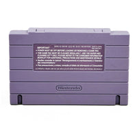 F-Zero Players Choice Super Nintendo Very Good - Back Of Official Game Cartridge