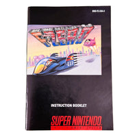 F-Zero Players Choice Super Nintendo Very Good - Front Of Official Game Instruction Manual Shown