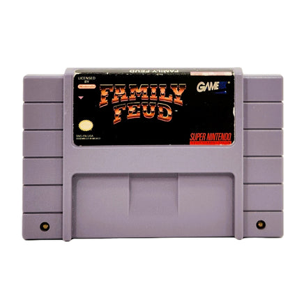 Family Feud Super Nintendo Good Loose - Cartridge Label Shown