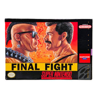 Final Fight Super Nintendo Very Good - Complete In Box Front Cover