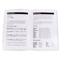 Final Fight Super Nintendo Very Good - Instruction Manual Open Showing Staples