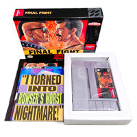 Final Fight Super Nintendo Very Good - Complete In Box with Manual and Cartridge Shown