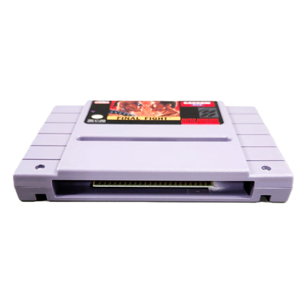 Final Fight Super Nintendo Very Good -  Cartridge Pins Shown