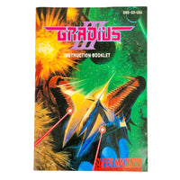 Gradius III Super Nintendo Very Good Loose - Game Manual Front Shown