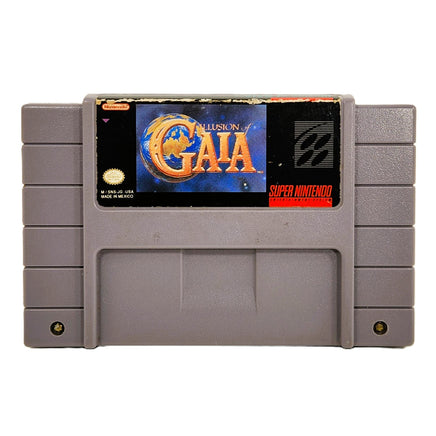 Illusion Of Gaia Super Nintendo Acceptable Loose - Game Cartridge Front