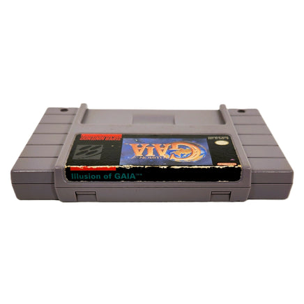 Illusion Of Gaia Super Nintendo Acceptable Loose - Cartridge Spine Label