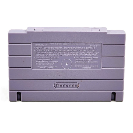 Jurassic Park Super Nintendo Very Good CIB - Game Cartridge Back