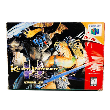 Killer Instinct Gold Nintendo 64 CIB Very Good - Original Retail Box Front