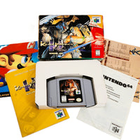 Killer Instinct Gold Nintendo 64 Very Good CIB - Box Manual Cartridge Reference Guide and Cardboard Tray Insert Shown