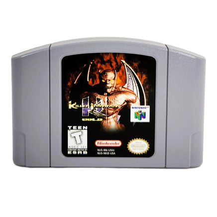 Killer Instinct Gold Nintendo 64 Very Good CIB - Cartridge Front Shown with Label Artwork