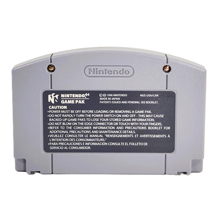 Killer Instinct Gold Nintendo 64 Very Good CIB - Cartridge Back Shown with Nintendo 64 Game Pak Sticker