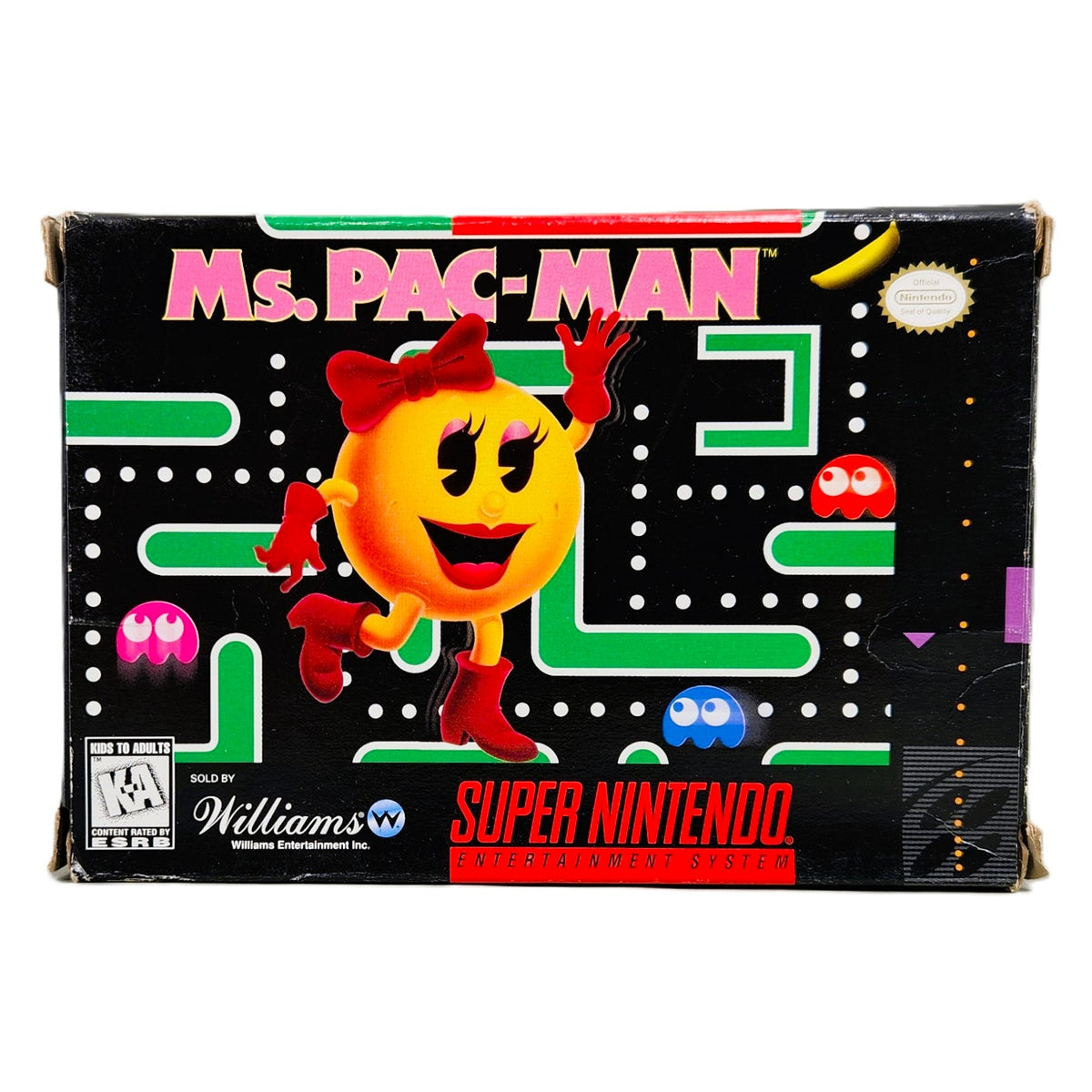 Own Ms. Pac-Man - SNES | Physical Cartridge – No Downloads| Retro