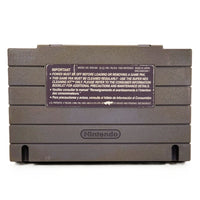 Redline F1 Racer Super Nintendo Good Loose - Back Of Authentic Cartridge