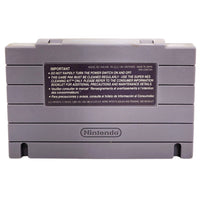 Super Battletank War in the Gulf Super Nintendo Very Good Loose - Back of Cart