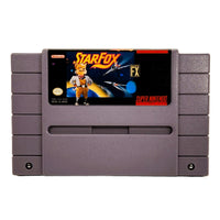 Star Fox Super Nintendo Good Loose - Cartridge Label Shown