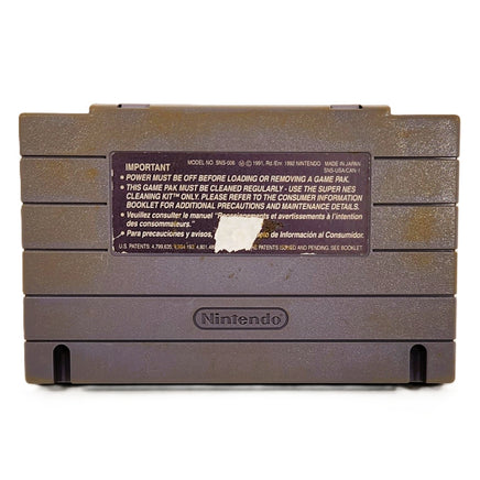 Star Fox Super Nintendo Good Loose - Cartridge Reverse Side