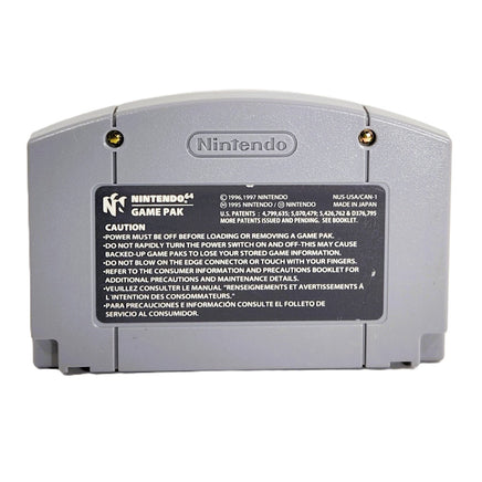 Star Soldier Nintendo 64 Very Good Loose - Cartridge Reverse Side