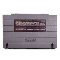Super Adventure Island Super Nintendo Good Loose - Back Of Official Game Cartridge