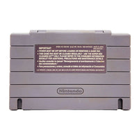 Super Black Bass Super Nintendo Good Loose - Back Label Of Cartridge