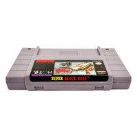 Super Black Bass Super Nintendo Good Loose - Label Of Official Game Cartridge